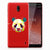 Nokia 1 Plus Telefoonhoesje met Naam Panda Color