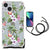 iPhone 14 Plus Case Anti-shock Flamingo Palms