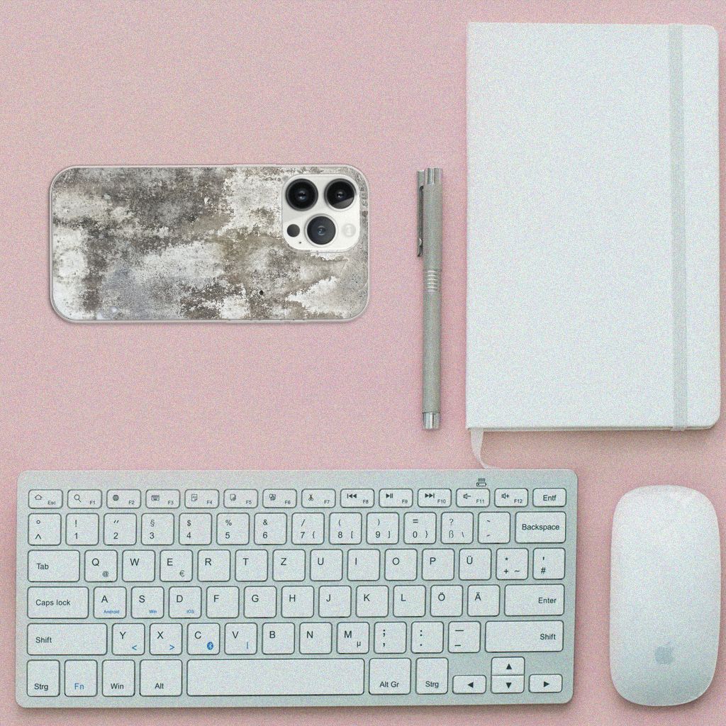 iPhone 13 Pro Max TPU Siliconen Hoesje Beton Print B2C Telecom
