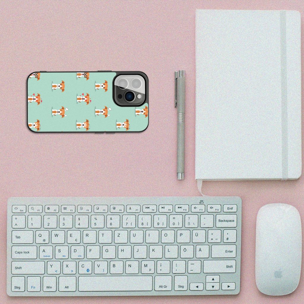 iPhone 13 Pro Dierenprint Telefoonhoesje Pups B2C Telecom