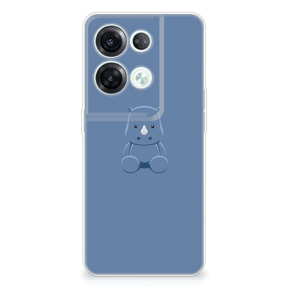 OPPO Reno8 Pro Telefoonhoesje met Naam Baby Rhino B2C Telecom