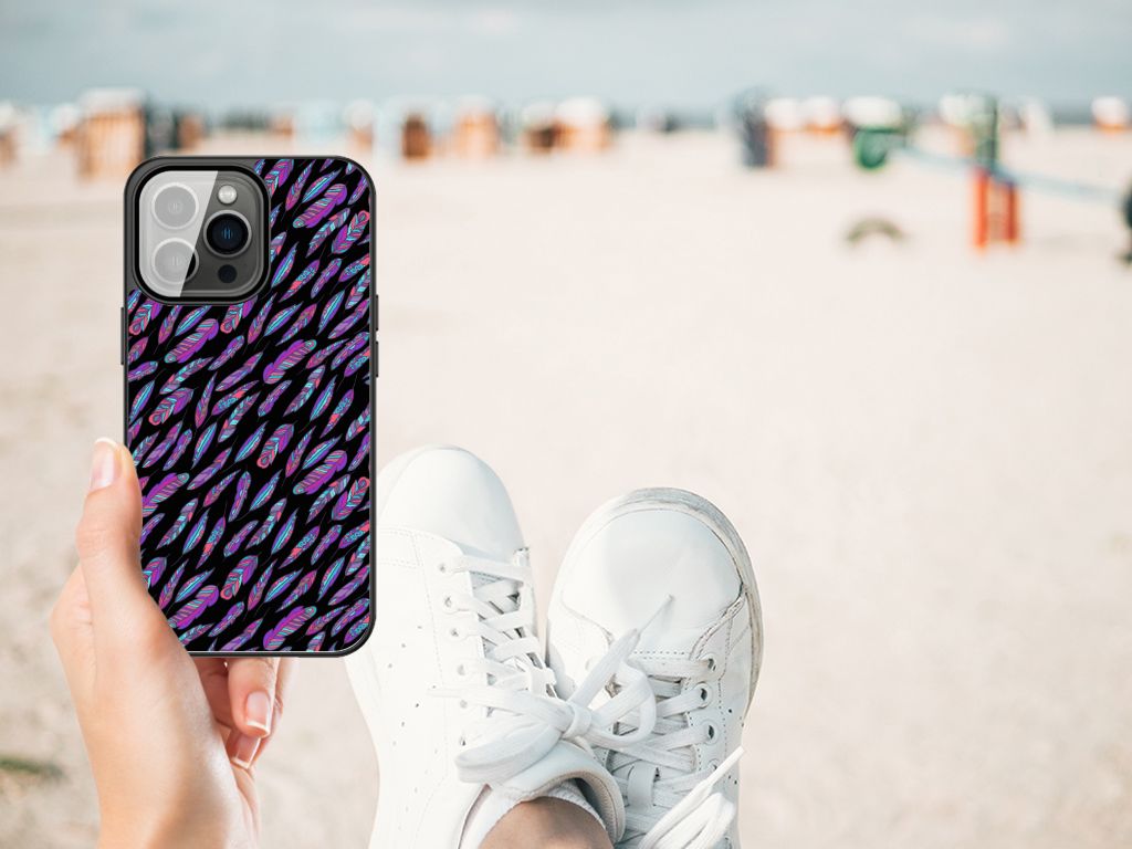 iPhone 13 Pro Max Back Case Feathers Color B2C Telecom