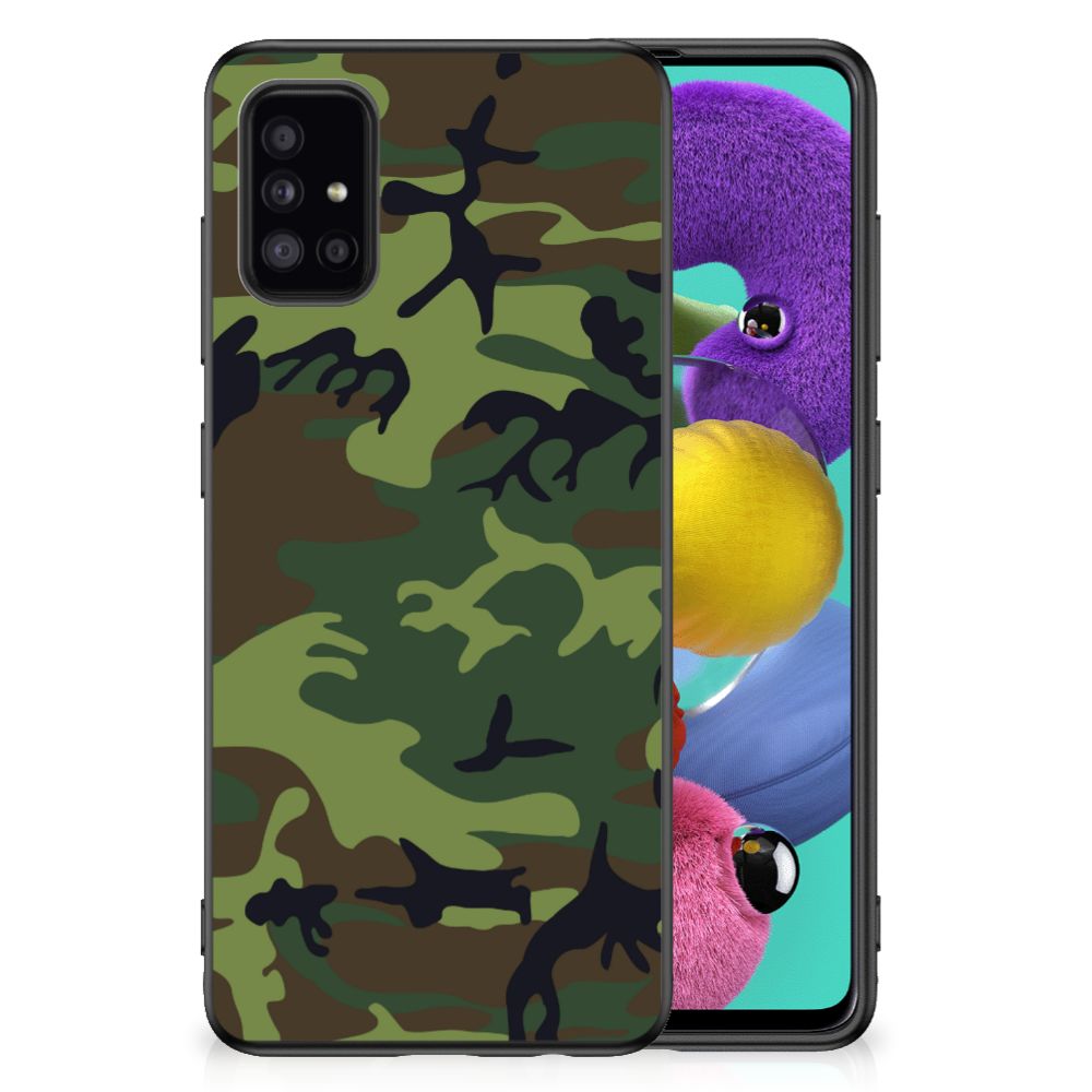 Samsung Galaxy A51 Bumper Case Army Dark