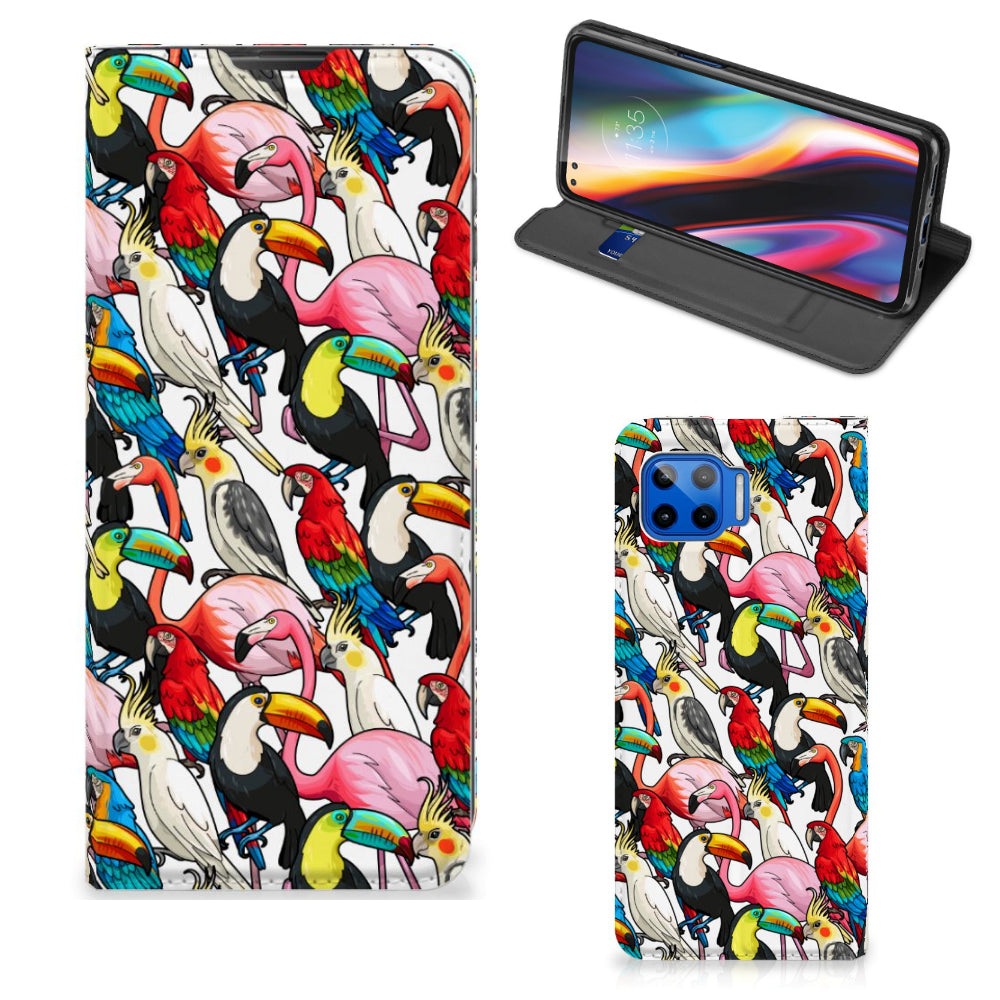 Motorola Moto G 5G Plus Hoesje maken Birds