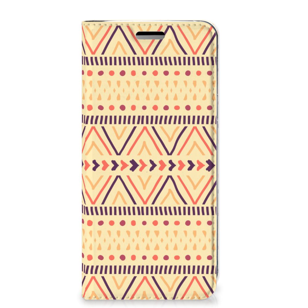 Samsung Galaxy S9 Hoesje met Magneet Aztec Yellow