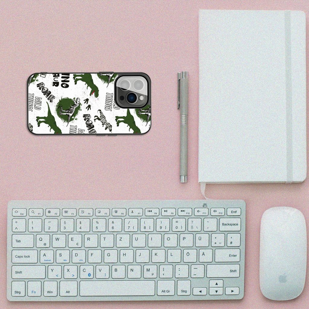 Dierenprint Telefoonhoesje voor iPhone 13 Pro Dinosaurus B2C Telecom