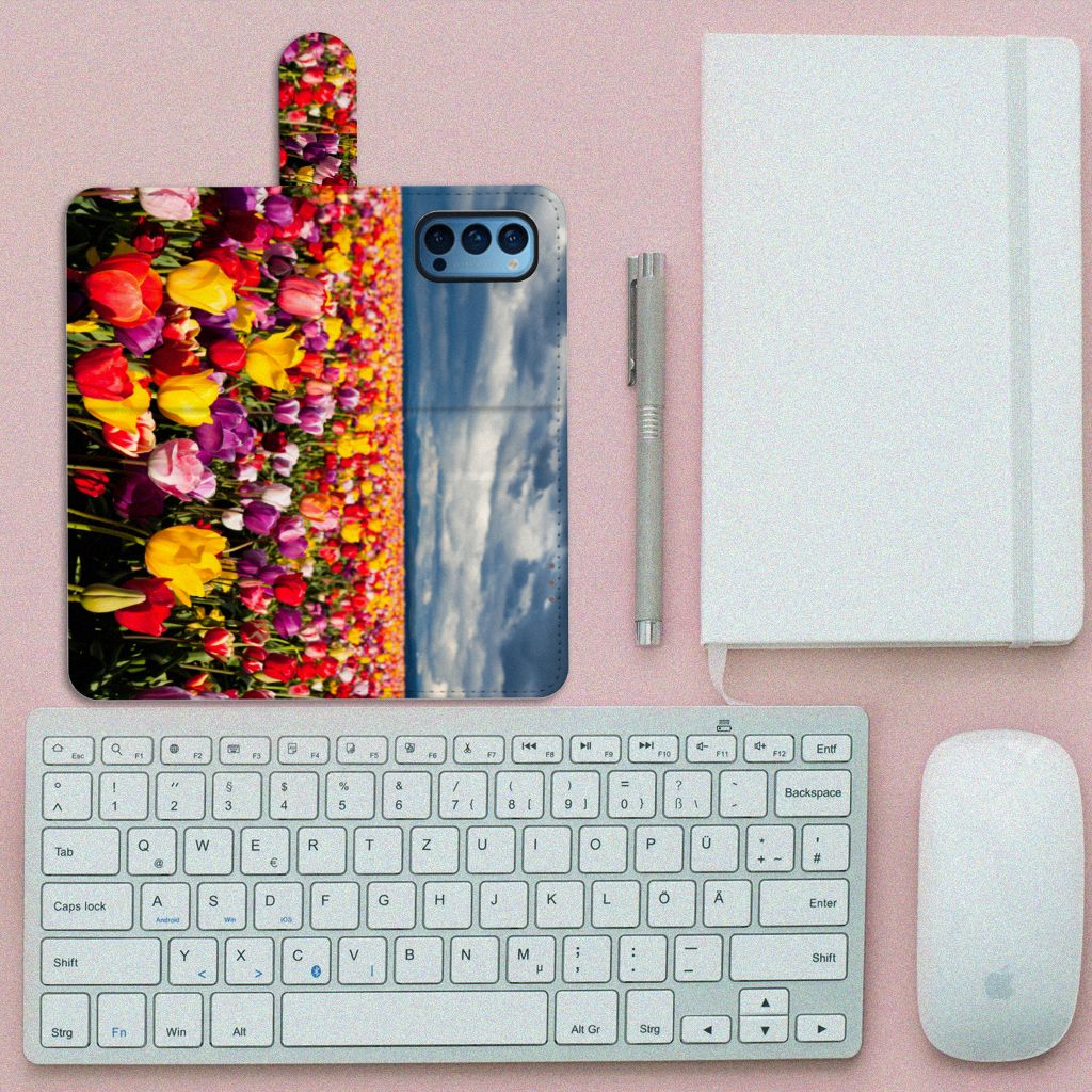 OPPO Reno 4 Pro 5G Hoesje Tulpen