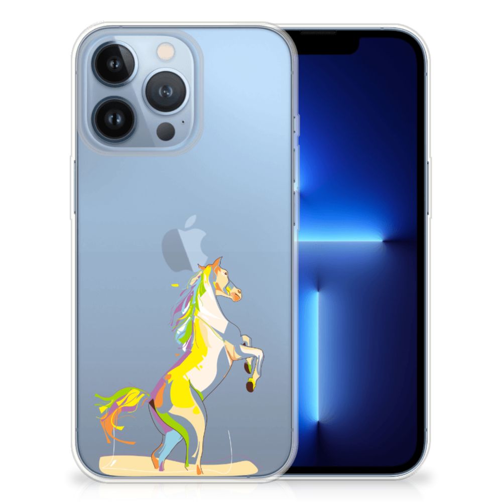 Apple iPhone 13 Pro Telefoonhoesje met Naam Horse Color B2C Telecom