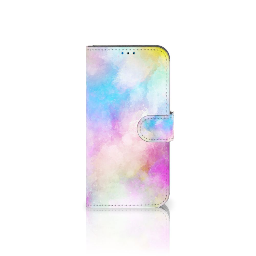 Hoesje iPhone 14 Pro Watercolor Light met pastelkleuren en unieke watercolor uitstraling.