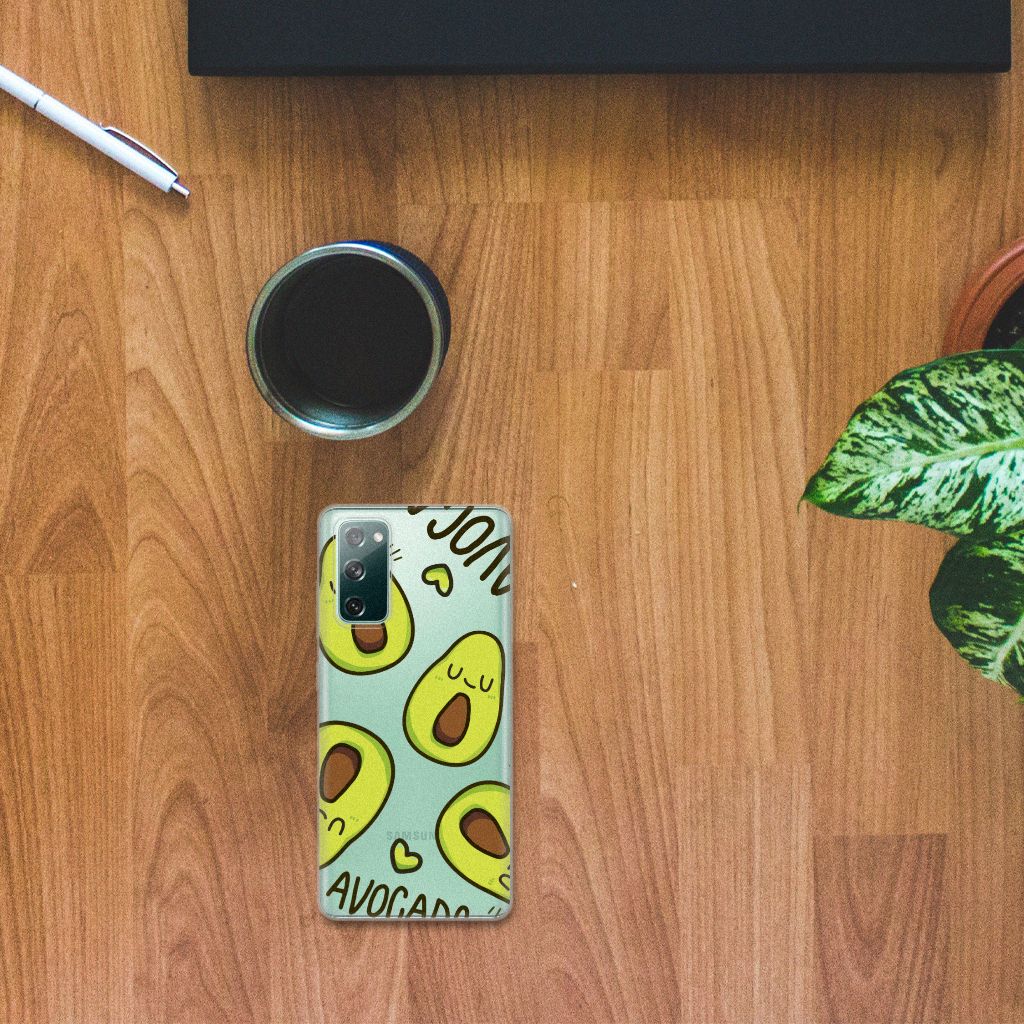 Samsung Galaxy S20 FE Telefoonhoesje met Naam Avocado Singing B2C Telecom
