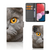 Telefoonhoesje met Pasjes Samsung Galaxy A13 (4G) Britse Korthaar met indrukwekkende kattenafbeelding.
