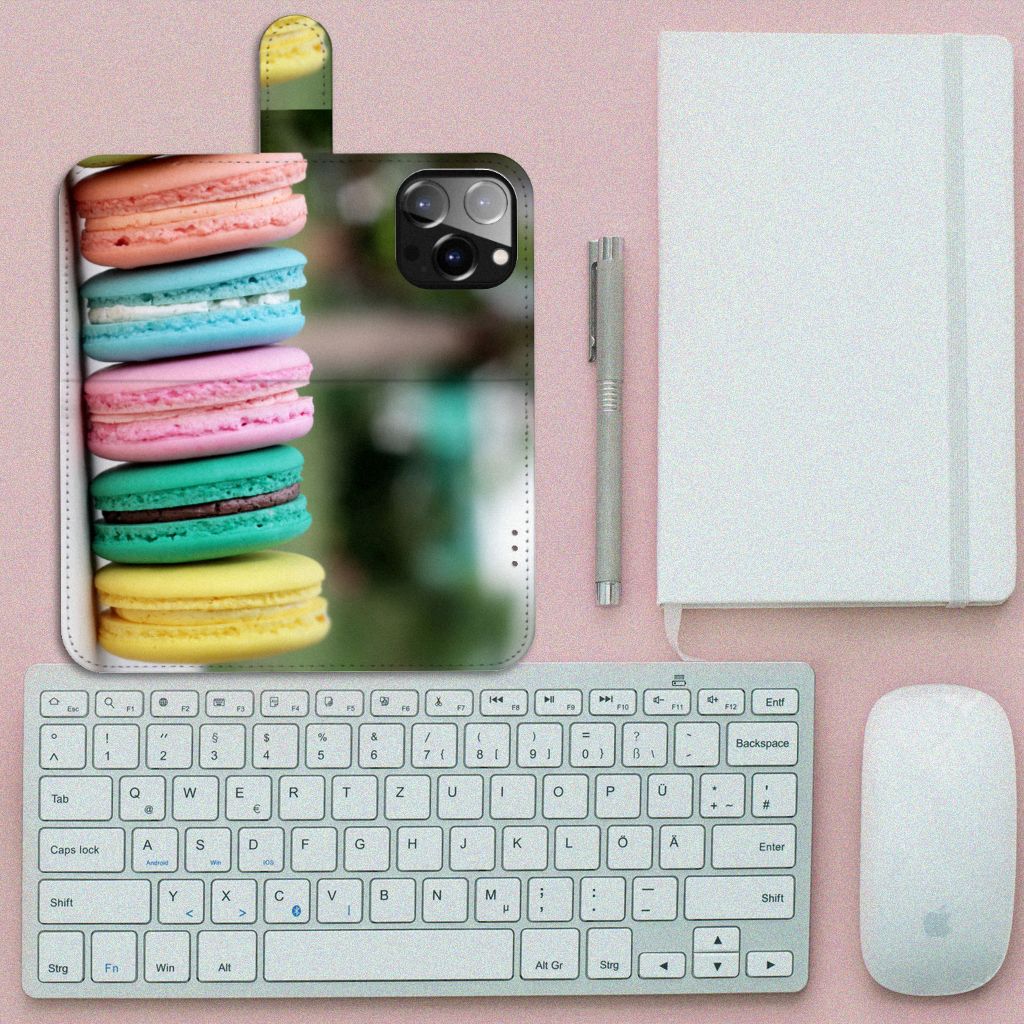 iPhone 14 Pro Max Book Cover Macarons