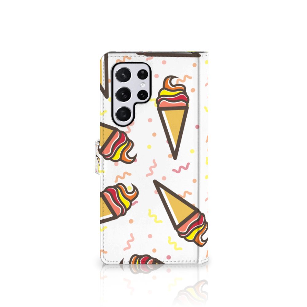Samsung Galaxy S22 Ultra Book Cover Icecream