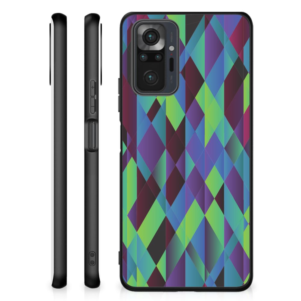 Xiaomi Redmi Note 10 Pro Backcover Abstract Green Blue B2C Telecom