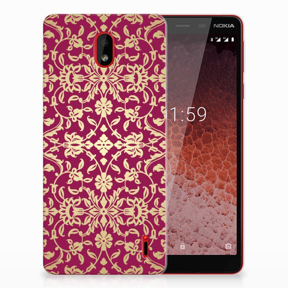 Siliconen Hoesje Nokia 1 Plus Barok Pink