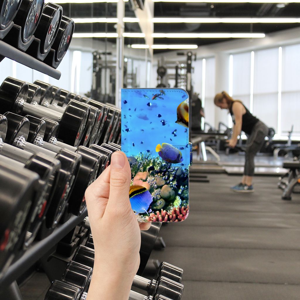 OPPO Reno6 5G Telefoonhoesje met Pasjes Vissen
