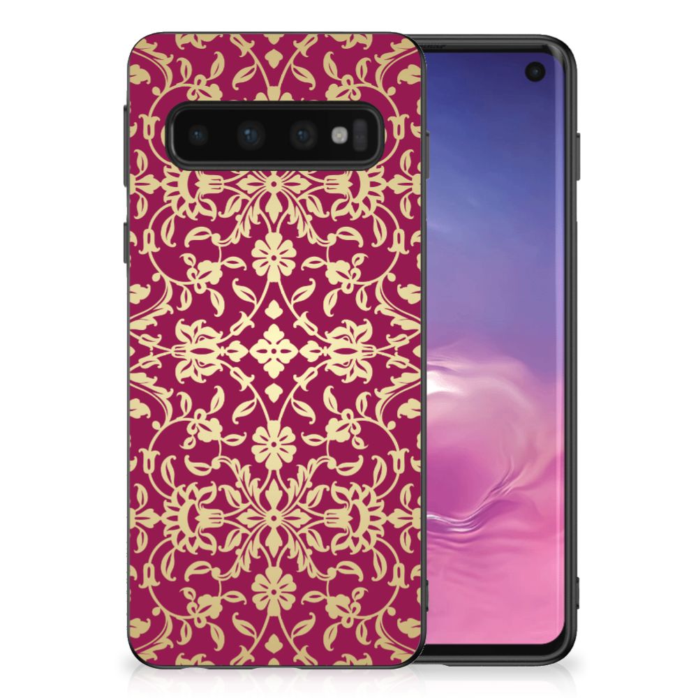 Hoesje TPU Samsung Galaxy S10 Barok Pink B2C Telecom