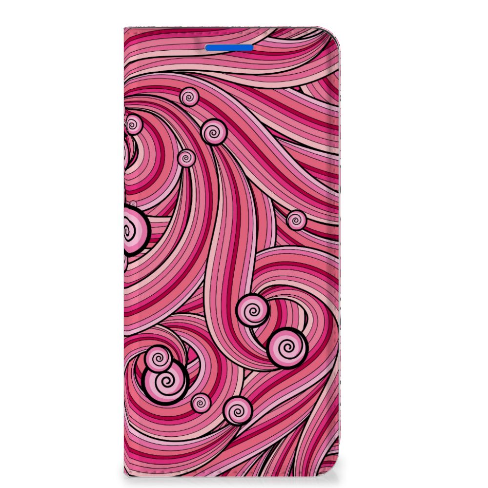 OPPO Reno6 5G Bookcase Swirl Pink - B2C Telecom