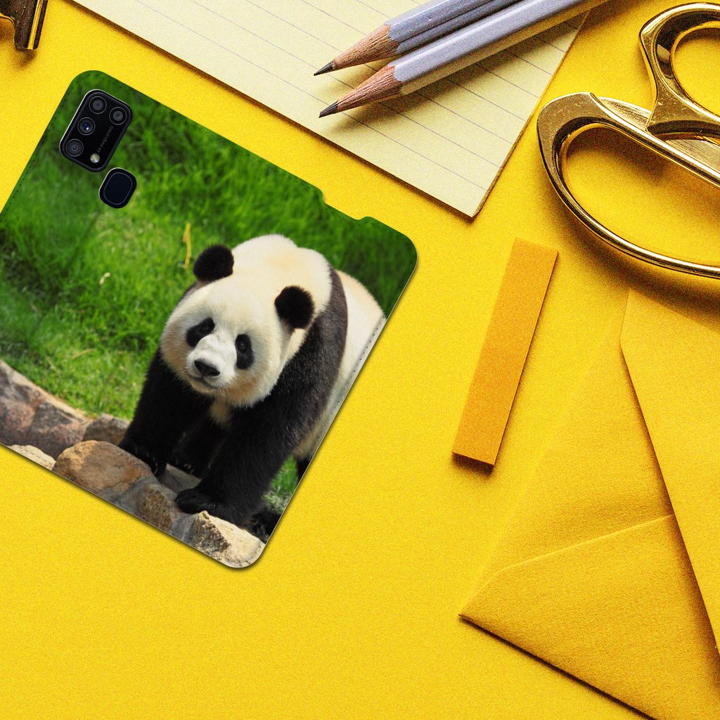 Samsung Galaxy M31 Hoesje maken Panda - B2C Telecom