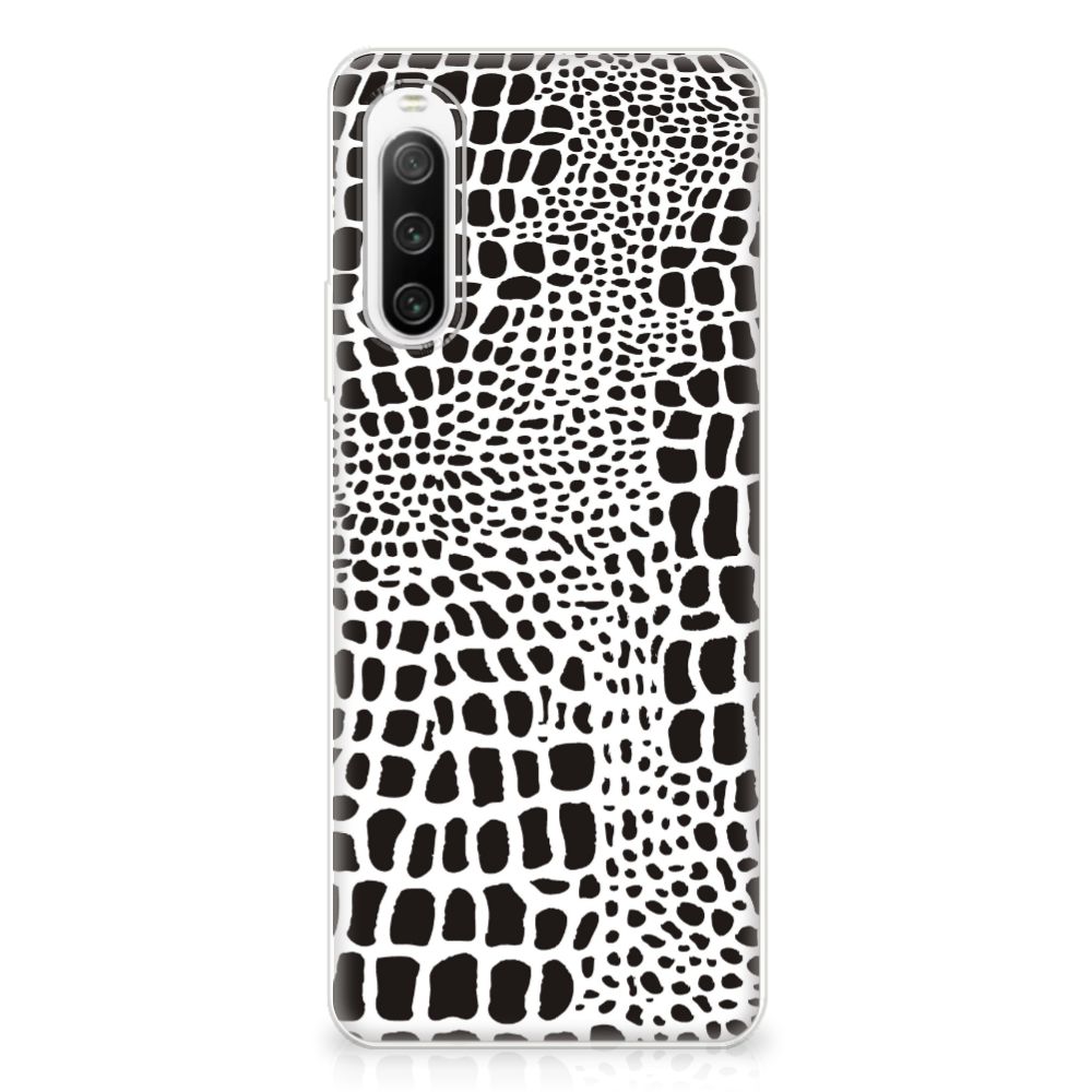 Sony Xperia 10 IV TPU Hoesje Slangenprint