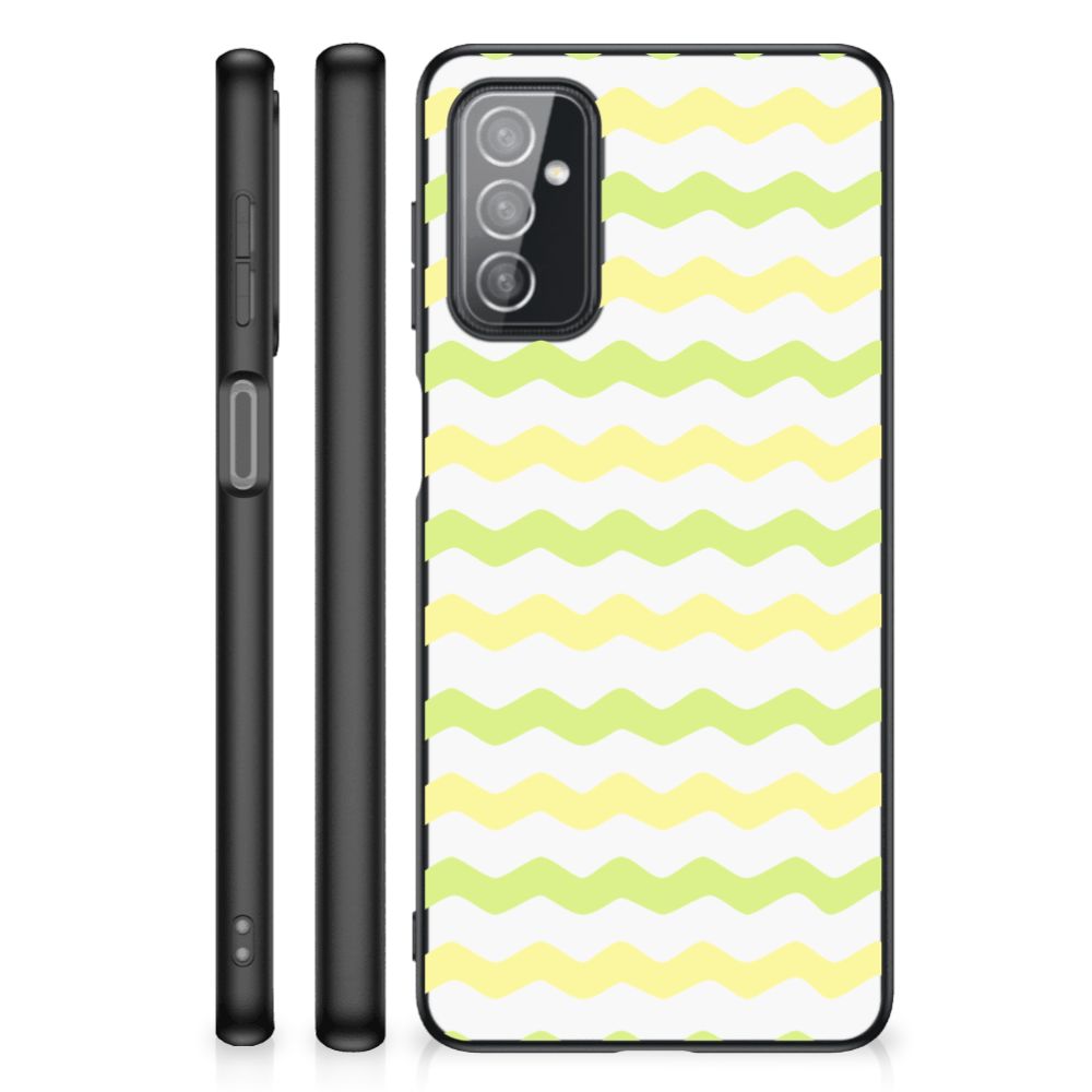 Samsung Galaxy M52 Back Case Waves Yellow B2C Telecom