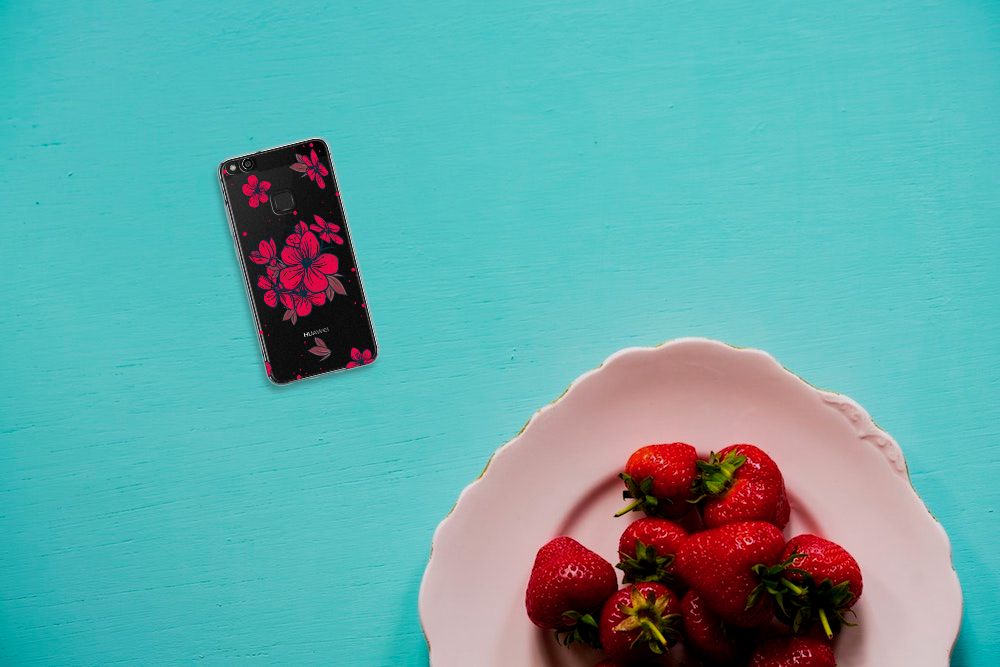 Huawei P10 Lite TPU Case Blossom Red