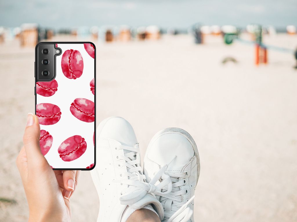 Samsung Galaxy S21 Plus Back Cover Hoesje Pink Macarons B2C Telecom
