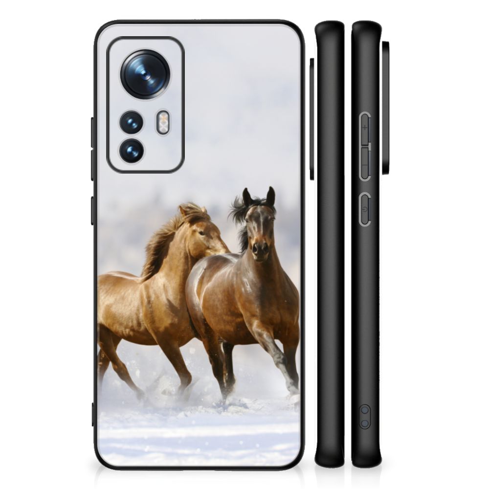 Xiaomi 12 | 12X Dierenprint Telefoonhoesje Paarden B2C Telecom