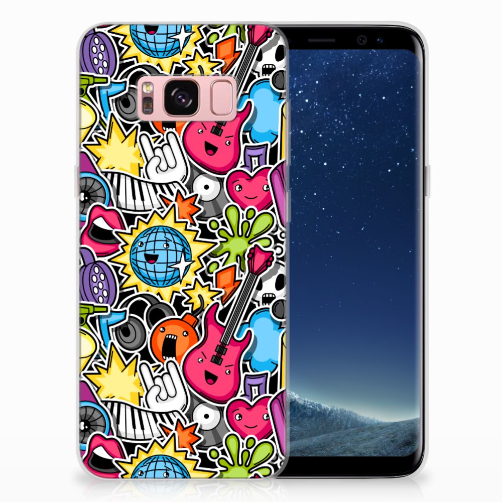 Samsung Galaxy S8 Silicone Back Cover Punk Rock