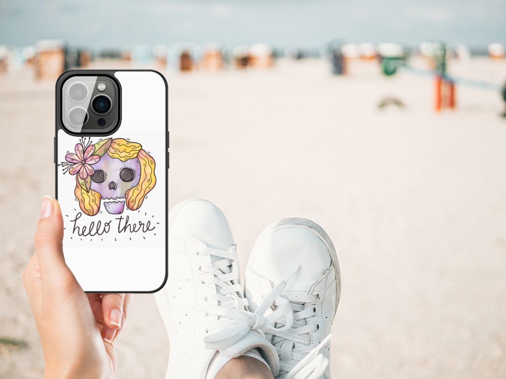 Telefoonhoesje iPhone 13 Pro Max Boho Skull B2C Telecom