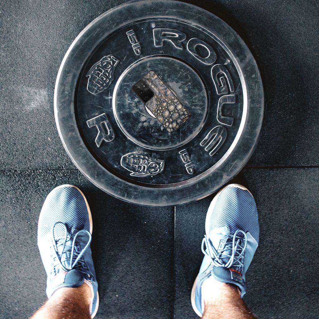 Samsung Galaxy S21 Ultra Dierenprint Telefoonhoesje Krokodillenprint B2C Telecom