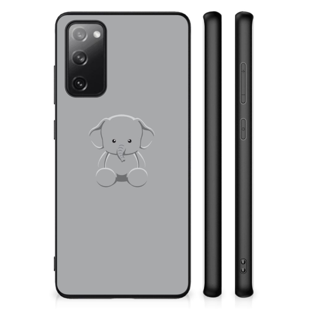 Samsung Galaxy S20 FE Hoesje Grijs Baby Olifant B2C Telecom