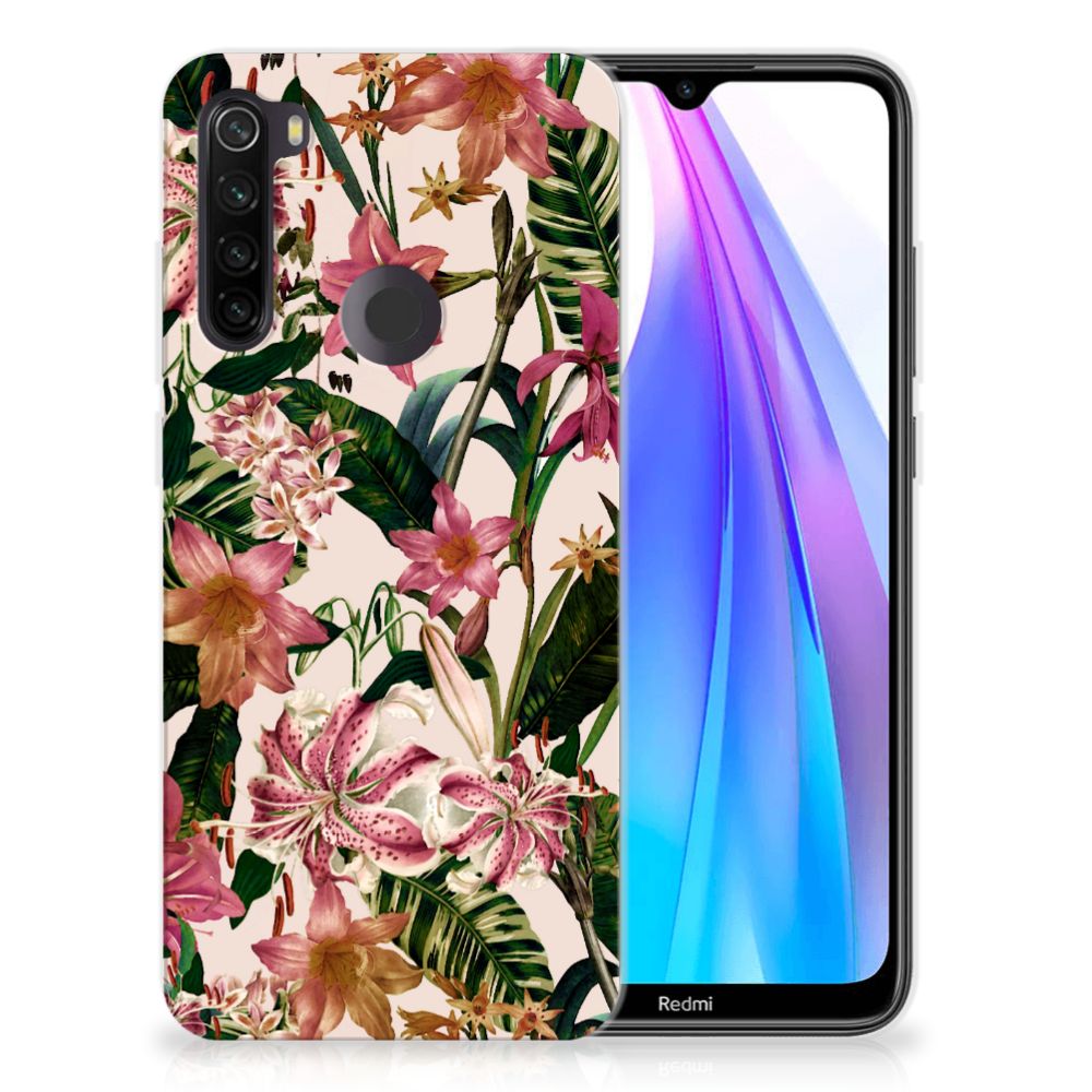 Xiaomi Redmi Note 8T TPU Case Flowers