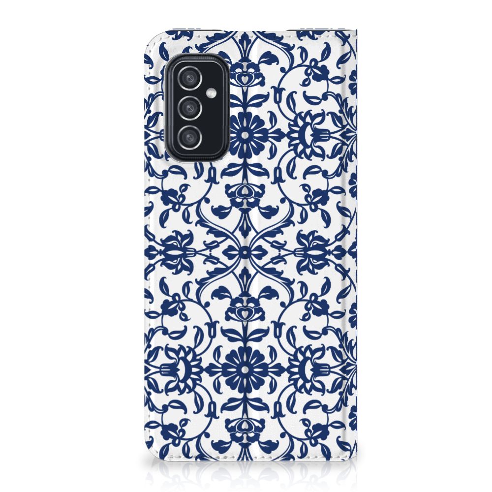 Samsung Galaxy M52 Smart Cover Flower Blue - B2C Telecom