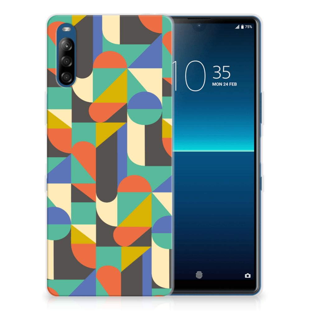 Sony Xperia L4 TPU bumper Funky Retro