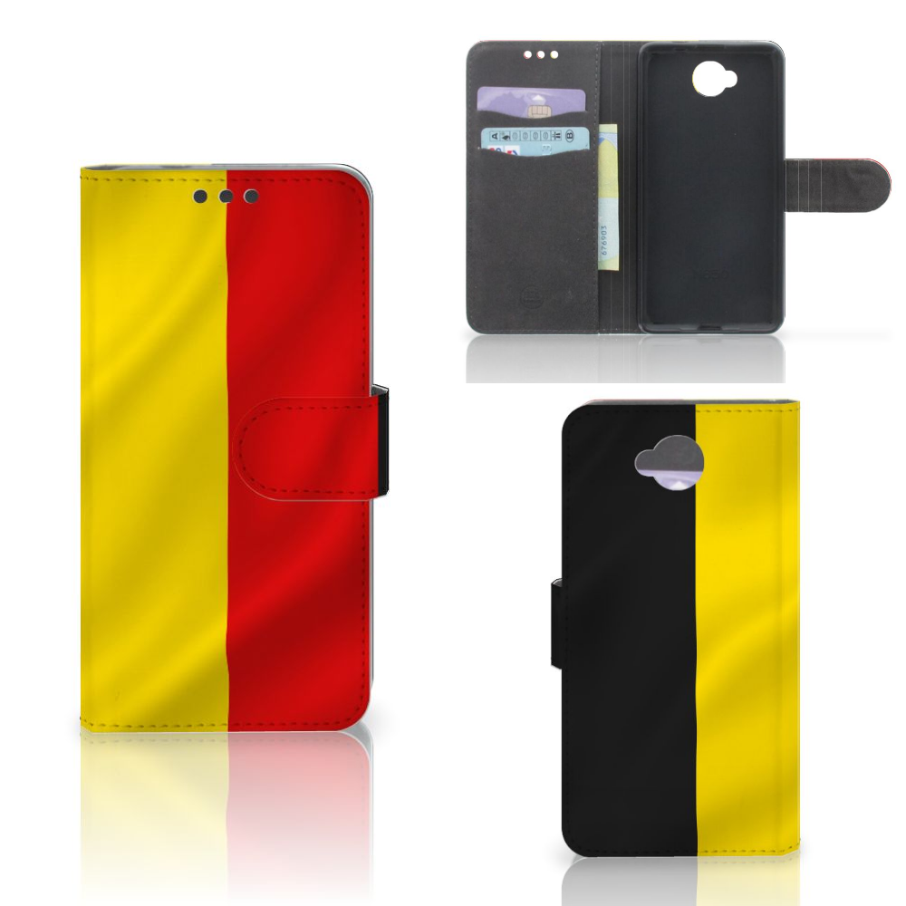 Microsoft Lumia 650 Bookstyle Case Belgische Vlag
