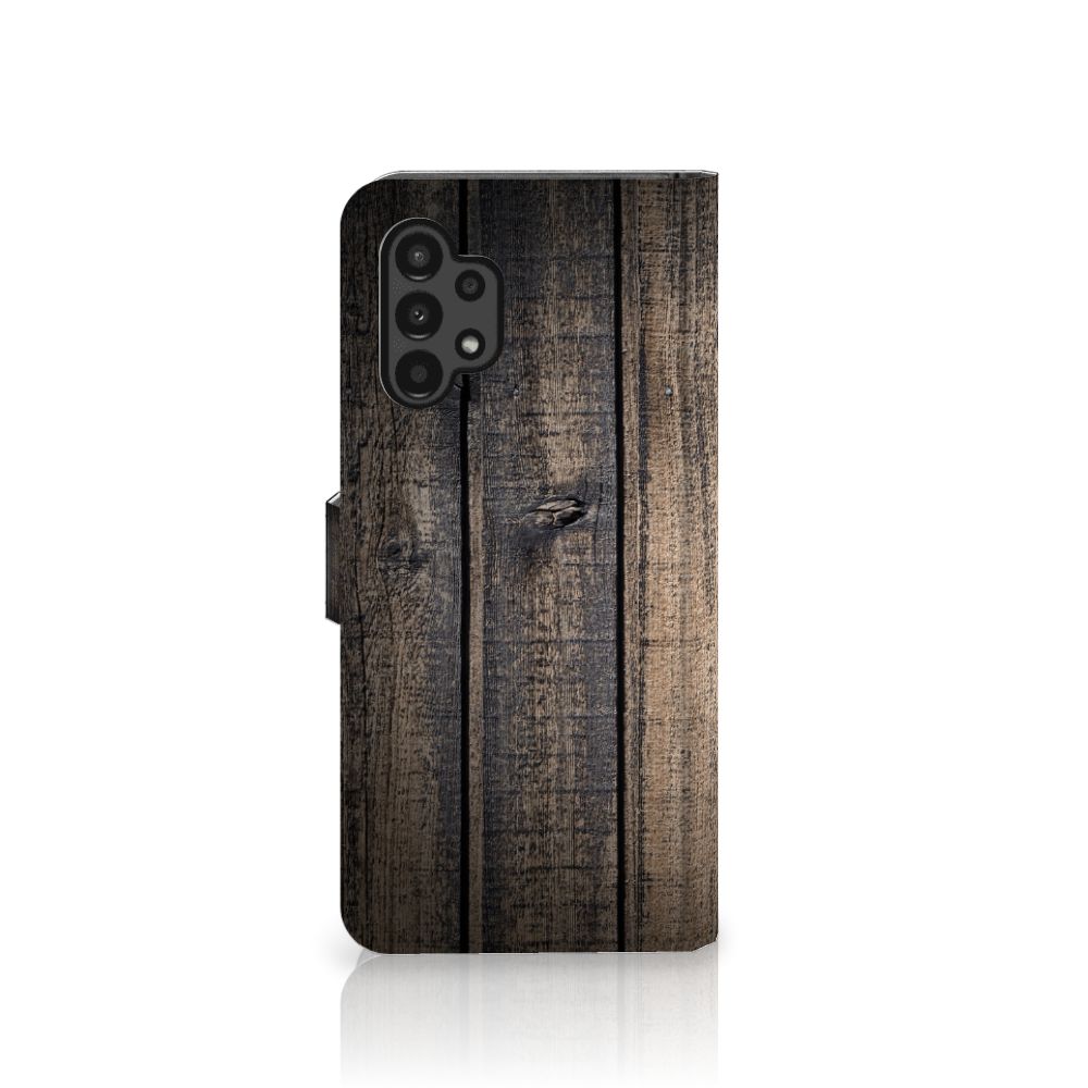 Samsung Galaxy A13 (4G) Book Style Case Steigerhout
