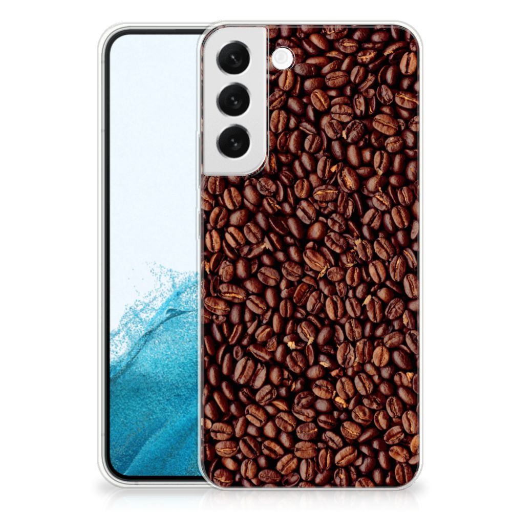 Samsung Galaxy S22 Plus Siliconen Case Koffiebonen