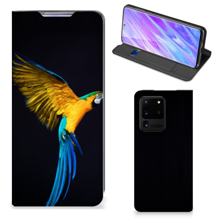 Samsung Galaxy S20 Ultra Hoesje maken Papegaai - B2C Telecom