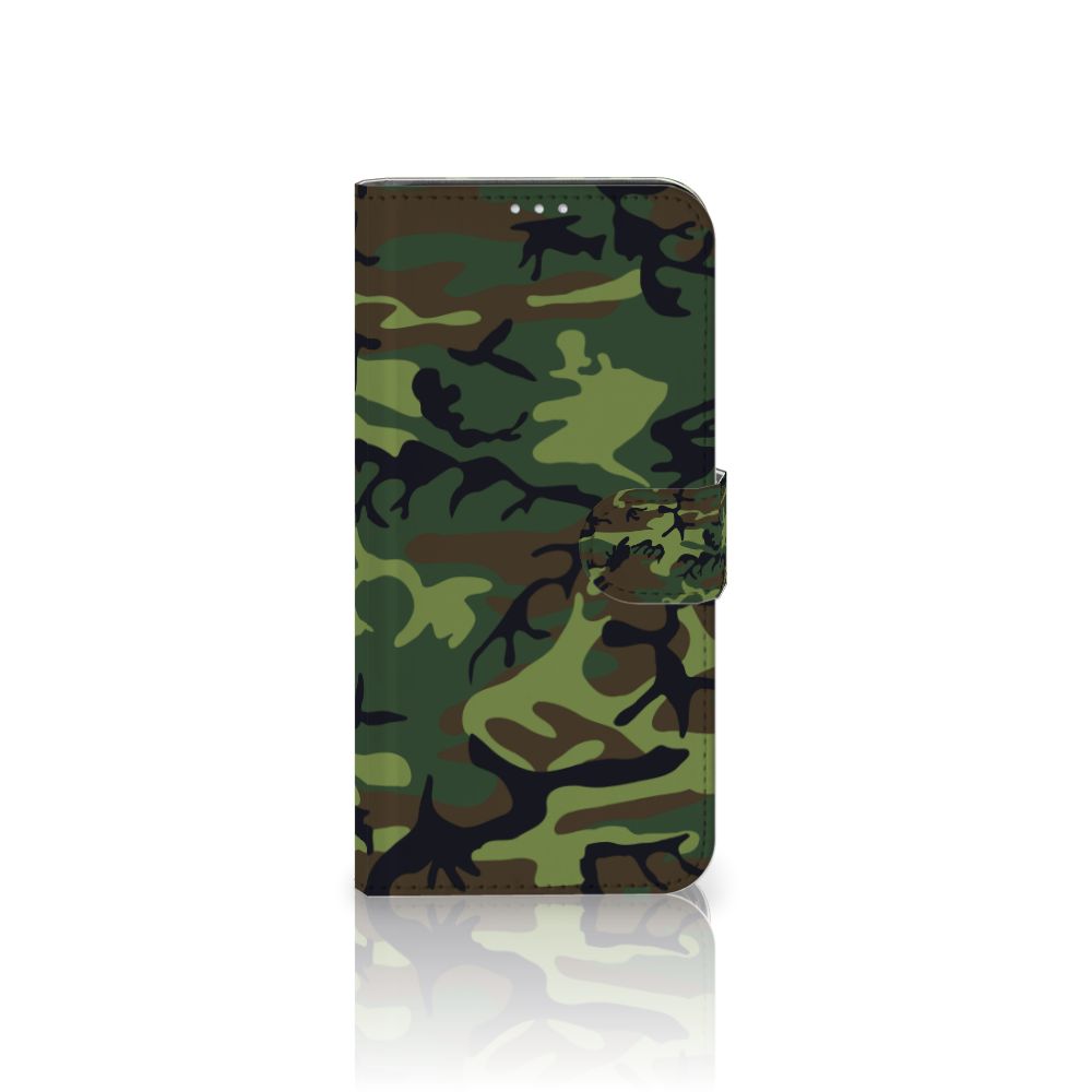 Motorola G8 Power Telefoon Hoesje Army Dark