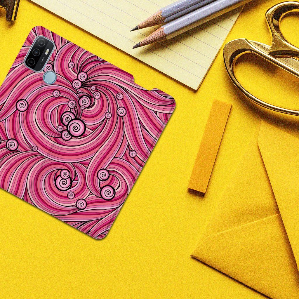OPPO A53 | A53s Bookcase Swirl Pink - B2C Telecom