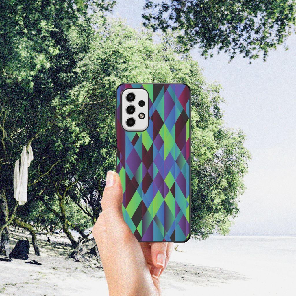 Samsung Galaxy A23 Backcover Abstract Green Blue B2C Telecom