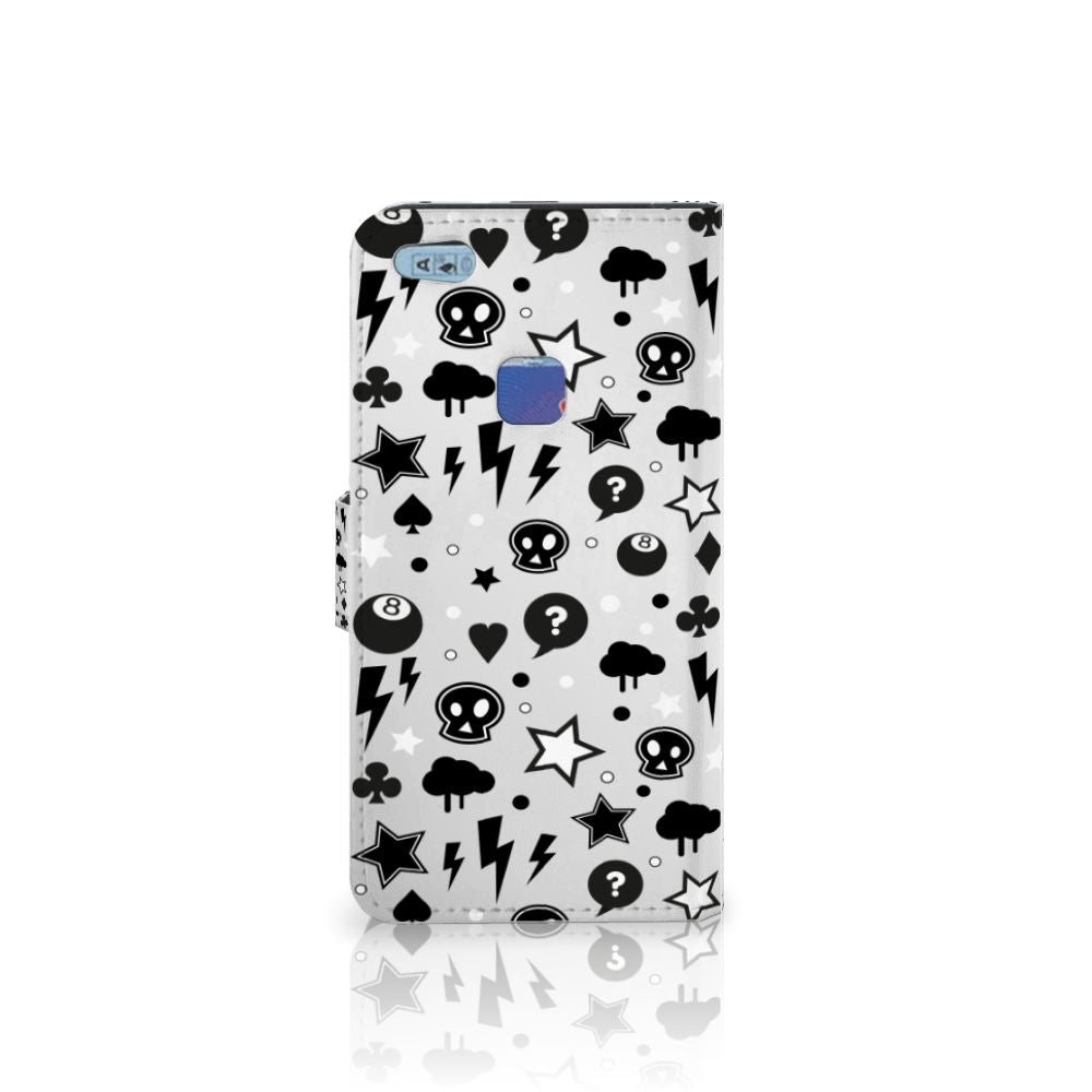 Telefoonhoesje met Naam Huawei P10 Lite Silver Punk