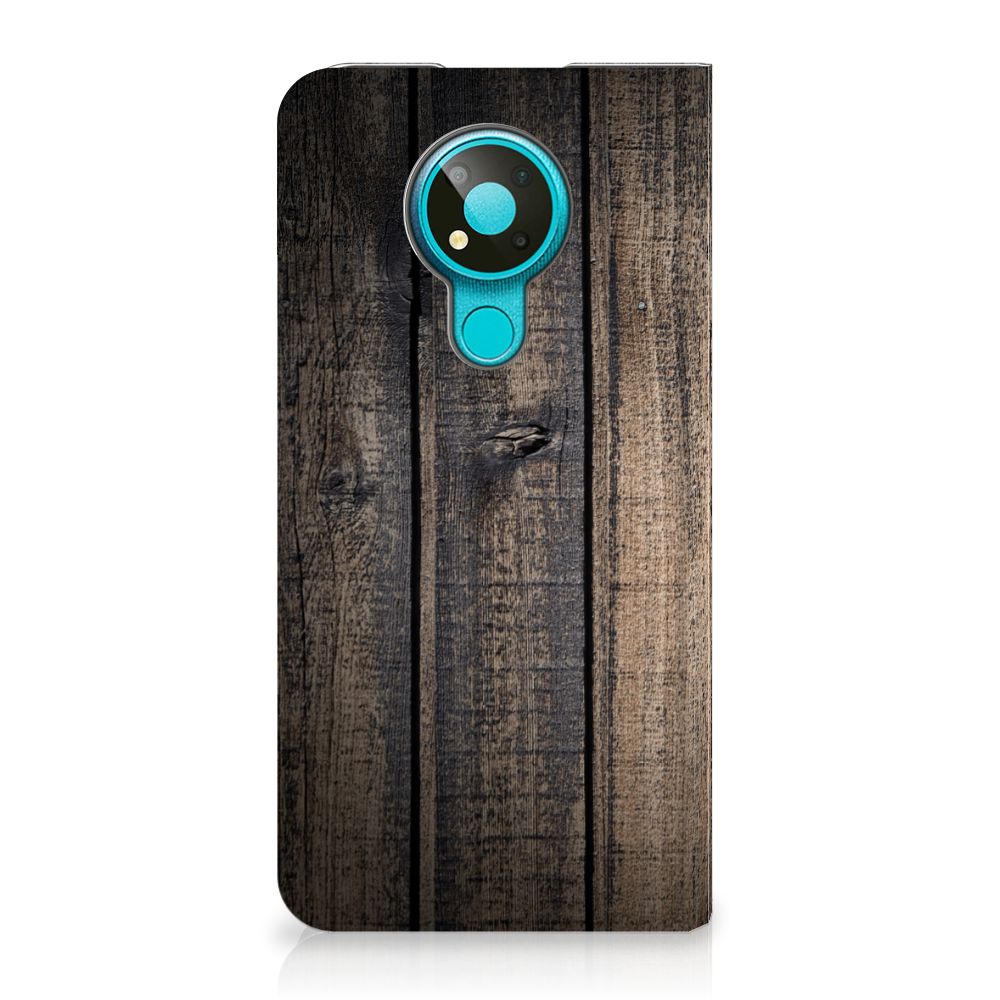 Nokia 3.4 Book Wallet Case Steigerhout - B2C Telecom