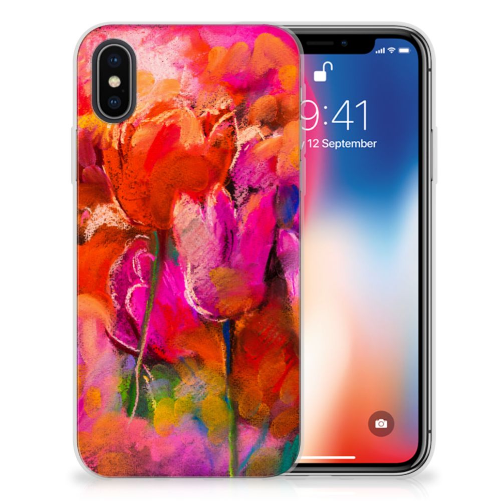 Hoesje maken Apple iPhone X | Xs Tulips