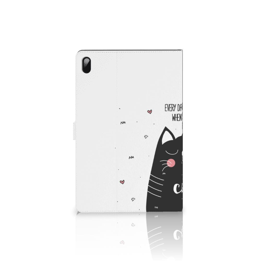 Samsung Galaxy Tab S7 FE | S7+ | S8+ Hippe Tablet Hoes Cat Good Day