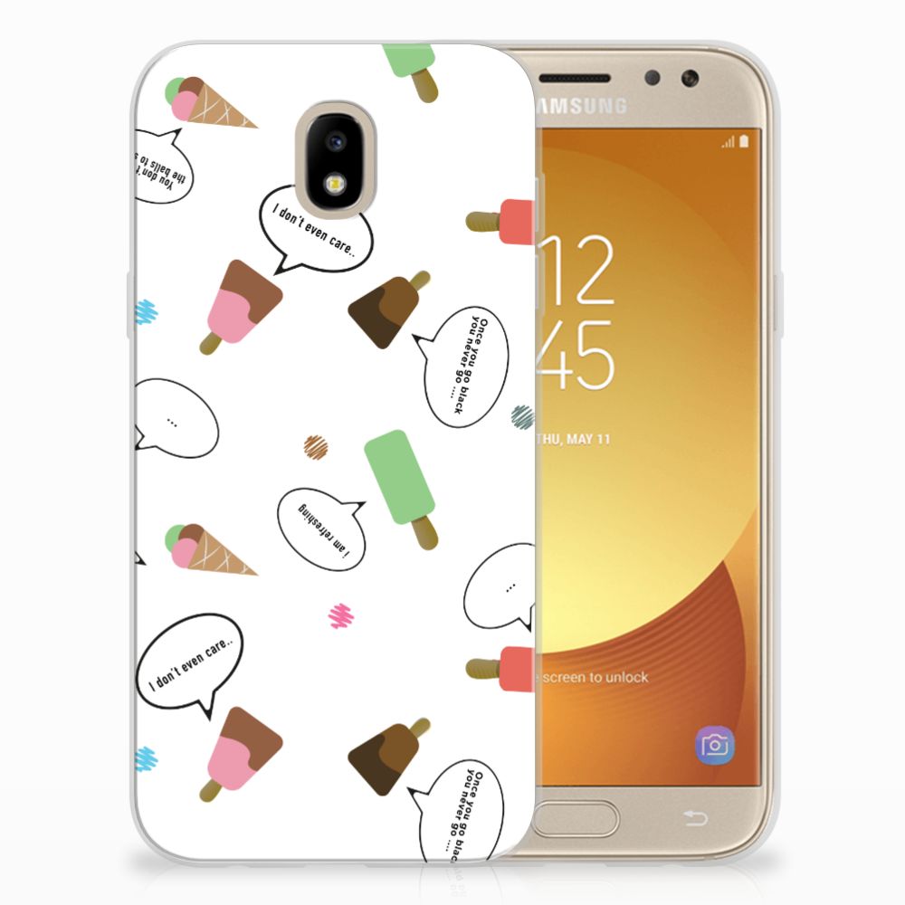 Samsung Galaxy J5 2017 Siliconen Case IJsjes