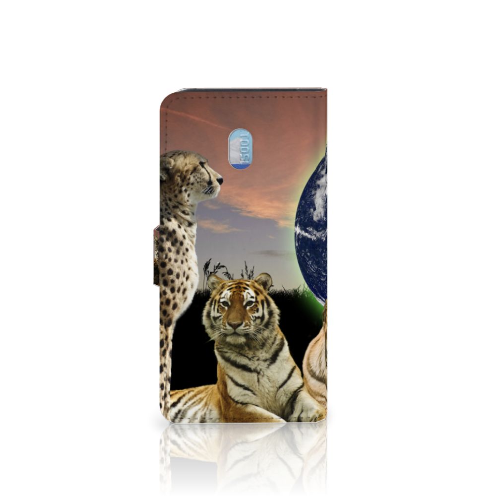 Xiaomi Redmi 8A Telefoonhoesje met Pasjes Roofdieren