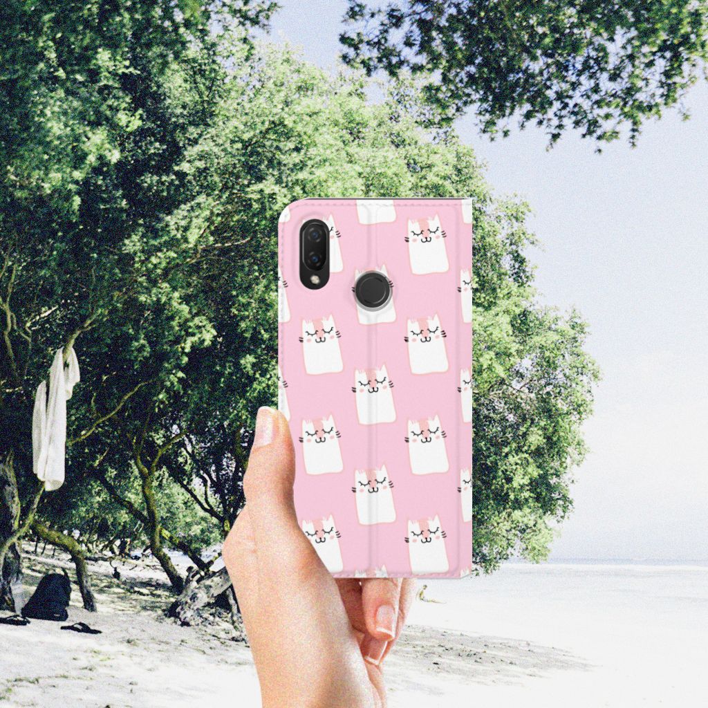 Huawei P Smart Plus Hoesje maken Sleeping Cats