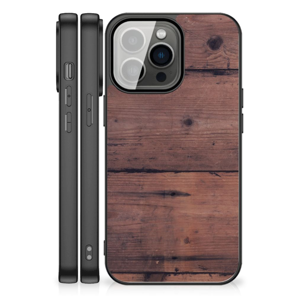 iPhone 13 Pro Max Houten Print Telefoonhoesje Old Wood B2C Telecom